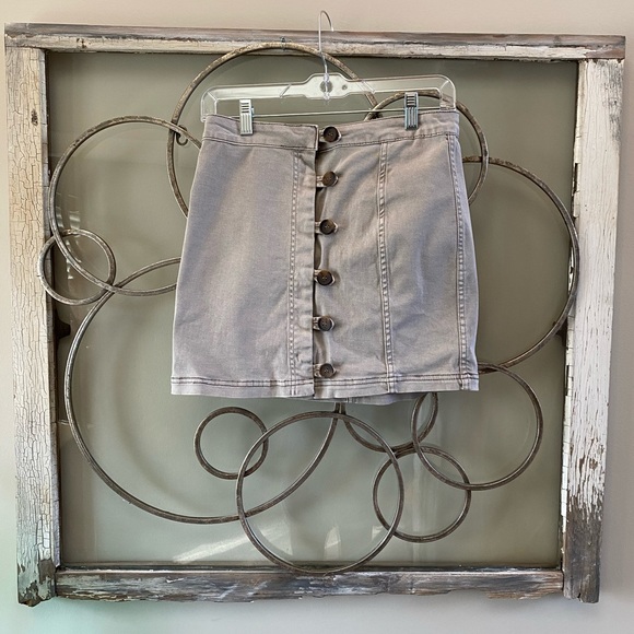 Altar’d State Skirt, Gray, Sz S - Picture 1 of 6